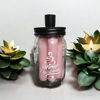 Candle jar with your own print